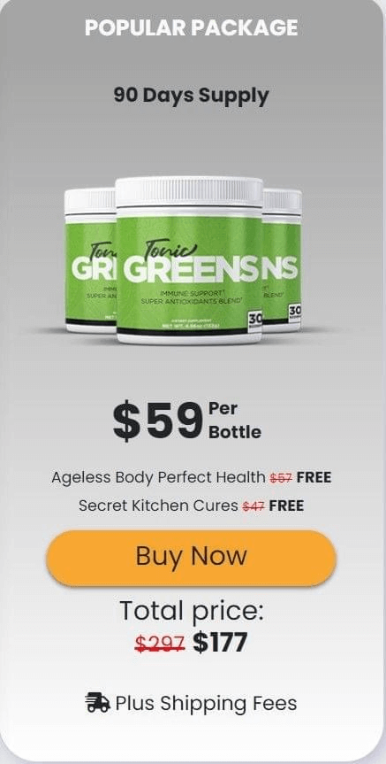 Discounted Tonic Greens price: $59